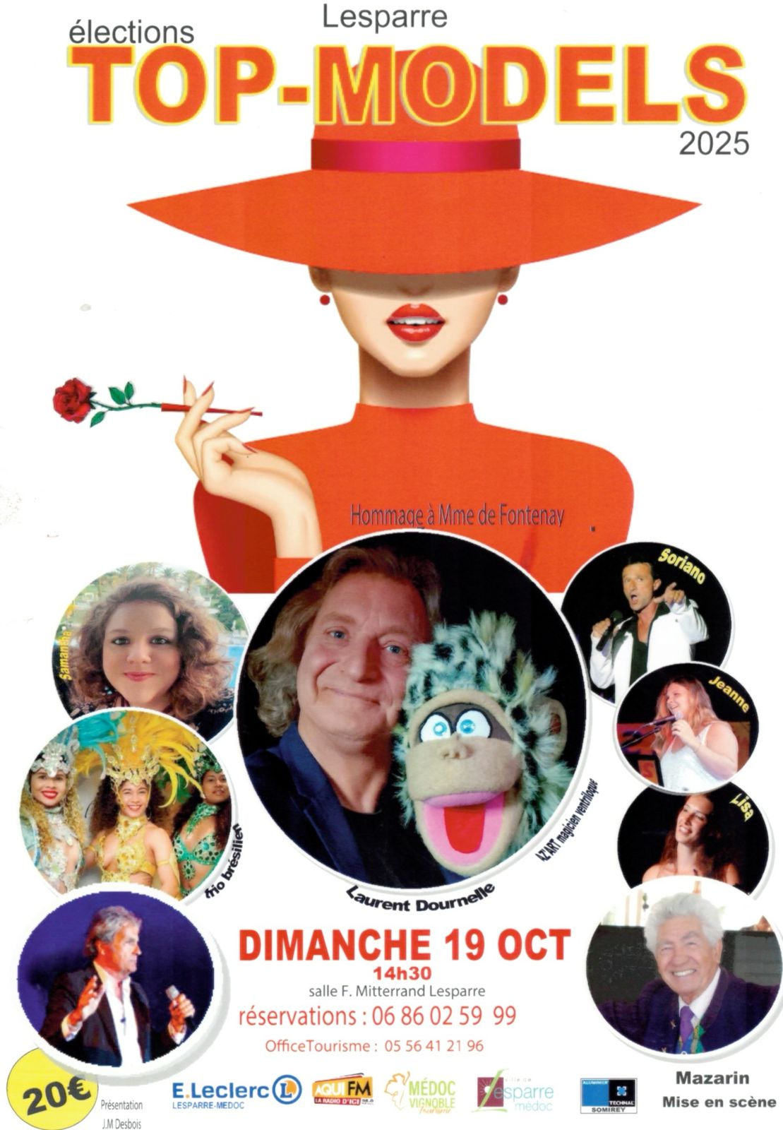 Laurent DOURNELLE attraction N° 1 de multiples galas & 1ère partie de vedettes.